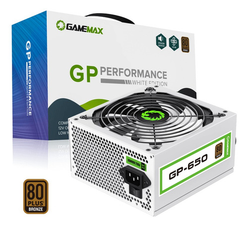 Fuente De Poder Certificada 650w Gamemax Gp650 80plus Bronze