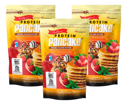 Protein Pancake Upn, 3 Panqueque - Unidad a $134970