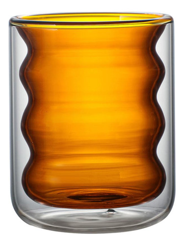 2 Taza De Cristal De Doble Capa Previene De La Leche