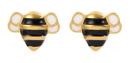 Aretes Abeja Femenino Moda Kawaii Tierno Elegante Mod.j291