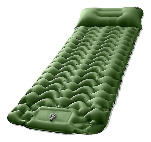 Colchoneta Inflable Para Camping Y Senderismo Verde