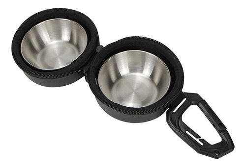 Cuencos Plegables Para Perros, Vasos Dobles Para Comida Y