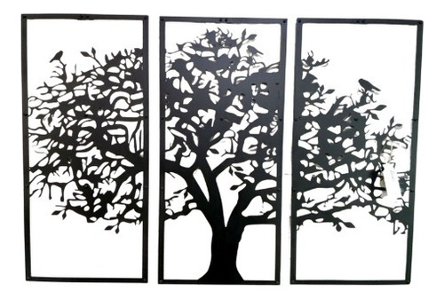 Wall Art  Decorativo Metálica Arbol De La Vida Recortado