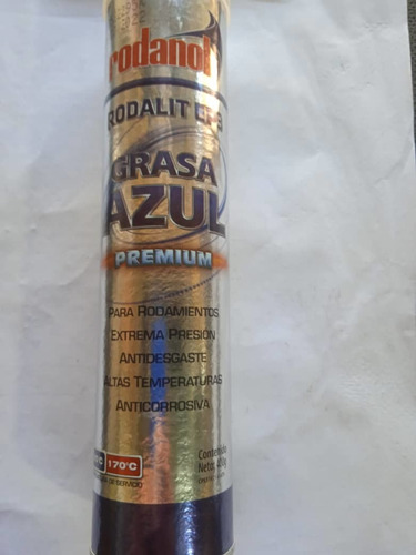 Grasa Azul Premium Alta Presión Y Temperatura 400g Rodanold
