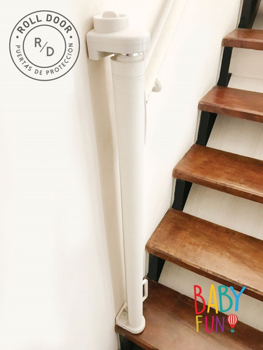 Imagen 4 de 6 de Puerta De Seguridad Retractil Bebes Escalera Roll Door®