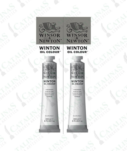 Oleo Winsor & Newton Pack X2 200ml Blancotitanio Microcentro