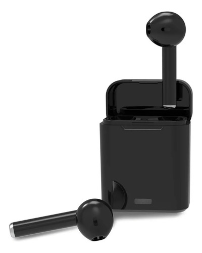 Audifonos Bluetooth Vivitar Metallic Accent Air Vibes Color Negro