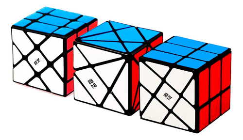 Cubo 3x3 Axis + Fisher + Windmill Modificaciones 3x3x3 Qiyi