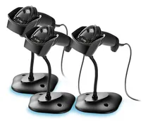 Comprar Kit Zebra 03 Leitores Ds2208 Com Suporte 2d Usb (zbr01) Cor Twilight black Tipo de conector do cabo USB\u002FRS-232\u002FRS-485\u002FKW 4.5V - 5.5V