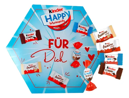 Caixa Kinder Shokolade Chocolate Happy Moments Alemanha 161g