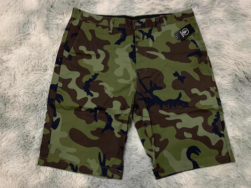 Short Bermudas Volcom (talla 36) 100% Original Hombre Camo
