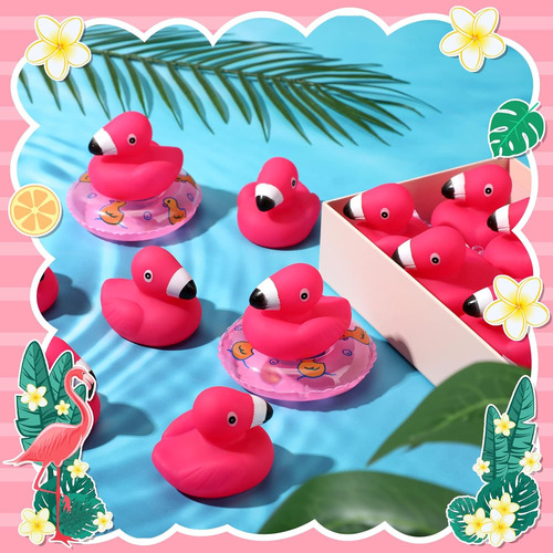 Honoson Flamingo Patitos De Goma A Granel Flamencos Rosados