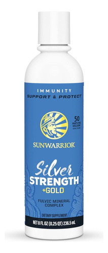 Sunwarrior Silver Strength 236.5 Ml (8 Fl Oz) Bottle Sabor Naranja