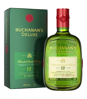 Whisky Buchanans Deluxe 12 Años X 750cc En Estuche