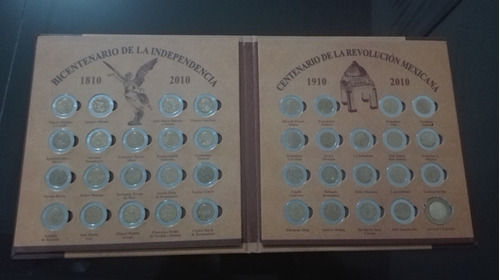 Gran Colección De Monedas Centenario Y Bicent. $5 Con Album