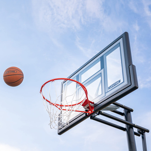 Lifetime 1084 Sistema De Baloncesto De Altura Ajustable En