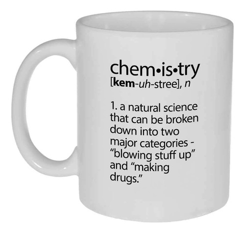 Taza Divertida De Café O Té Con Definición De Química