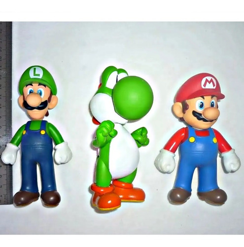 Figura Muñecos Super Mario Bros 13cm Pvc De Acción Coleccion