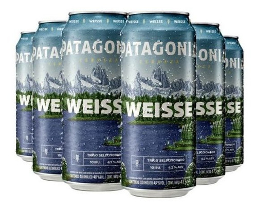 Cerveza Patagonia Weisse Lata 473ml X6 Fullescabio - Oferta