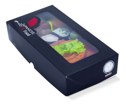 Caixa Para Sushi 100 P 400 M E 100 Temaki Delivery