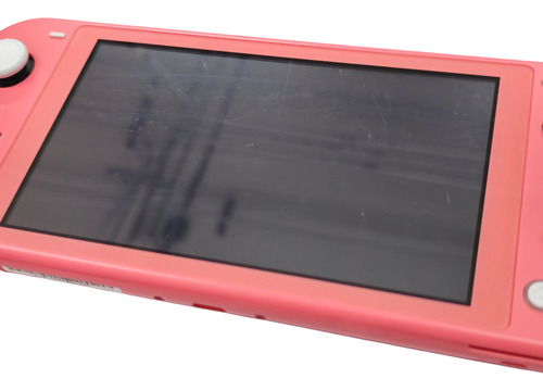 Consola Nintendo Switch Lite Coral Con Caja Rosa