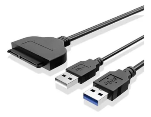 Cable Adaptador Sata A Usb 3.0 Ssd 2.5/3.5 Hdd Dual Usb-4tb