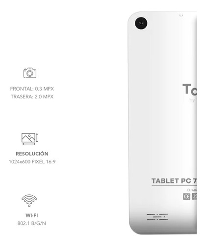 Tablet De 7 Pulgadas 4gb Con Teclado Inalambrico Bluetooth