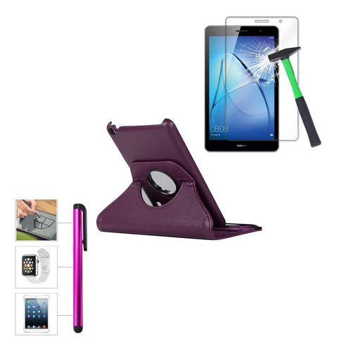 Huawei Mediapad T3 7 Funda Cover Protector + Mica + Lapiz