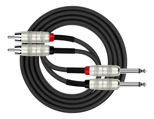 Cable Kirlin Ap 403pr 06 Bk 6 Pies Dual Rca A Doble Cab...