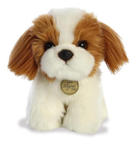Imagem 1 de 3 de Pelúcia Cachorro Raça Shih Tzu 18cms Da Série Miyoni Aurora