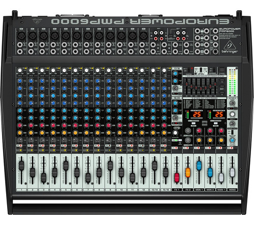 Mezcladora Behringer Amplificada 20ch 600w Pmp6000