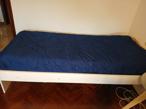 Cama 1 Pza Divino Conect Blanca C/colchon Regalo (Usado)