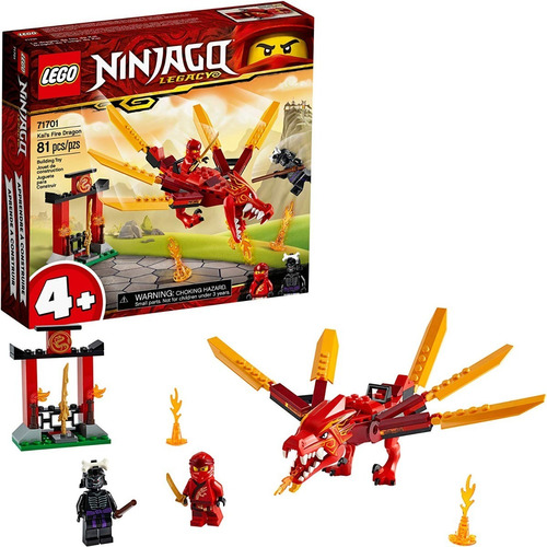 Lego Ninjago Legacy Kais Fire Dragon 71701