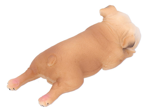 Figura De Bulldog Francés Durmiente, Modelo, Juguetes, Simul