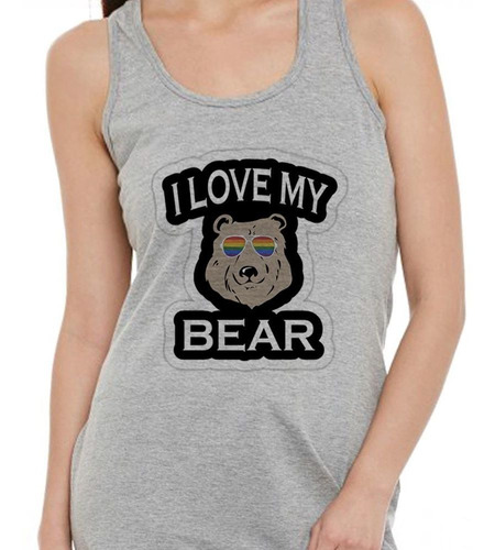 Musculosa I Love My Bear Oso Gay Lentes