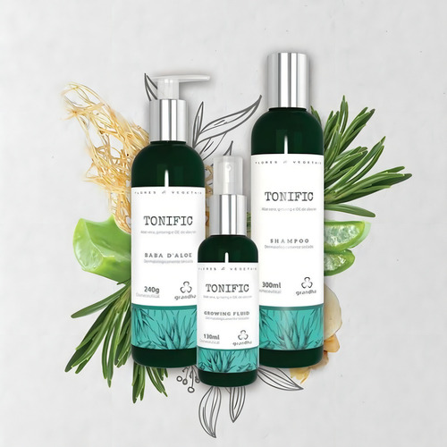Grandha Tonific Shampoo + Baba D'aloe + Growing Fluid
