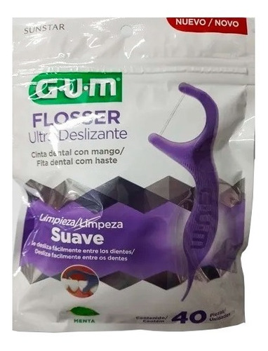 Gum Flosser Ultradeslizante Menta C/ Mango 40 U. Palermo
