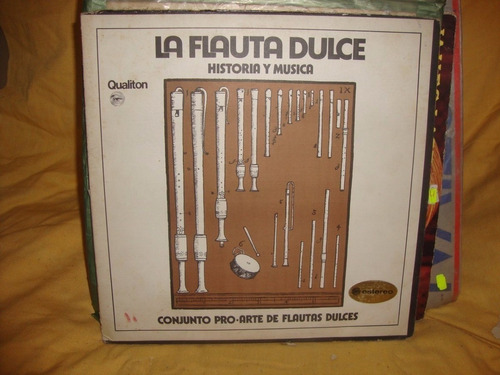 Vinilo Conjunto Pro Arte De Flautas Dulces Historia Y Cl1