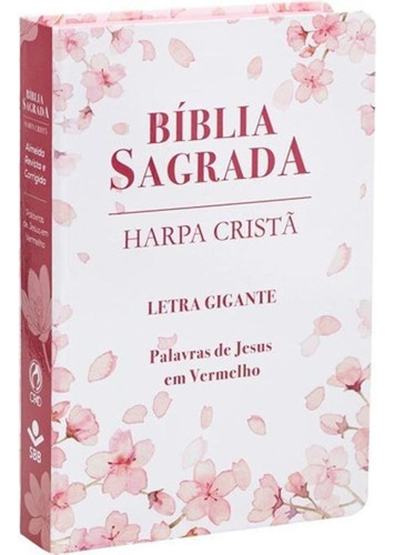 Bíblia Sagrada Com Harpa Cristã Letra Gigante Feminina