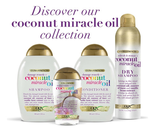 Tratamiento Capilar Ogx Para Cabello Seco Y Grueso, Sin