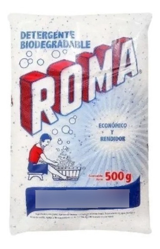 Detergente En Polvo Roma 20 Pzas De 500 G