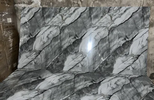 Placa Pvc 3mm Simil Marmol 122x244 Pared Techo Revestimiento