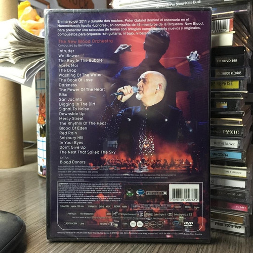 Peter Gabriel - New Blood Live In London 2011 (2011) Dvd