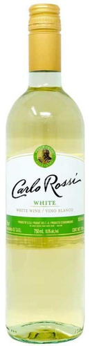 Pack De 6 Vino Blanco Carlo Rossi White 750 Ml