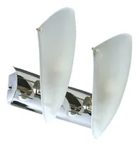 Comprar Aplique Pared 2 Luces Moderno G9 Cromado + Lamparas Led