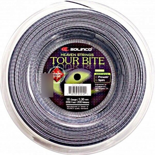 Rollo Cuerdas Solinco Tour Bite Rugoso 1.30mm Cubre