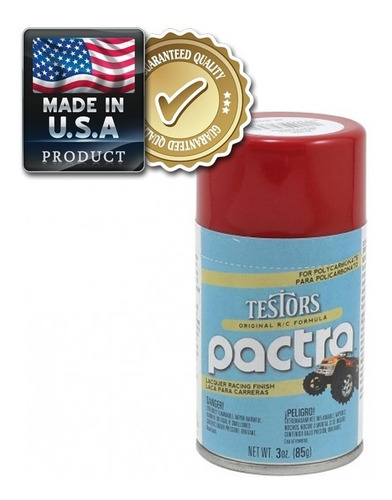 Tinta Pactra Spray  Bolha - Vermelho Corrida (made In Usa)