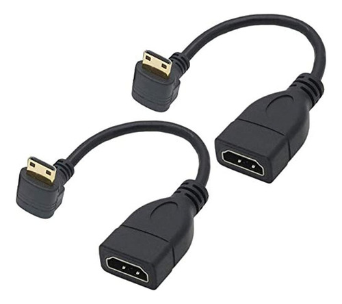 15 Cm De Alta Velocidad Y 90 Grados Mini Hdmi De Izquierda H