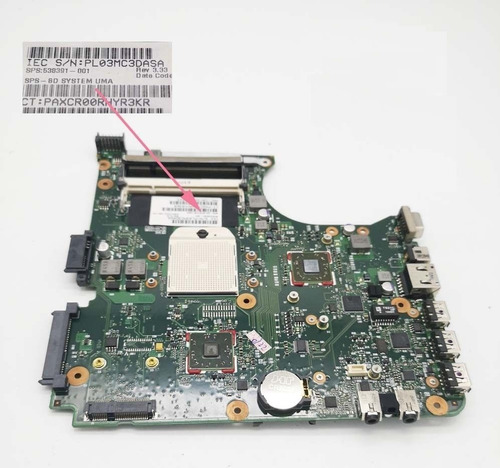 Hp 515 615 Cq515 Compaq Mainboard Motherboard 538391-001 Amd