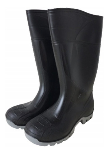 Bota Industrial Lluvia Media Caña L39 Negra Damalu